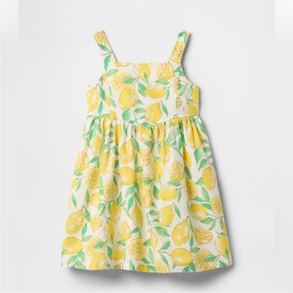 Gap Lemon Linen Dress